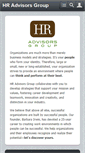 Mobile Screenshot of hradvisorsgroup.com